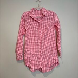 Tyler Boe Pink Gingham Button Down Shirt